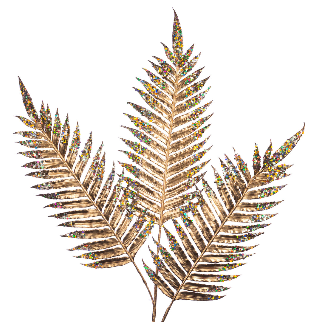 Gold Metallic Fern Stem