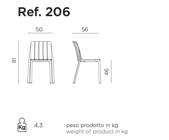 SALE Nardi Terra Extendable 'Tevere' Dining Table & 'Tiberina' Chair Set