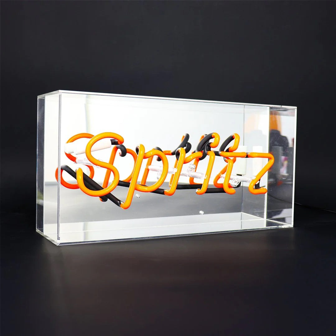 Spritz Neon Glass Sign