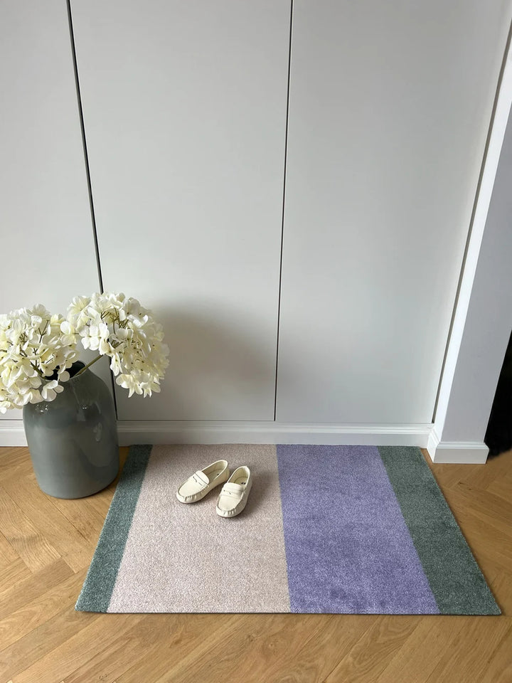 Ivory/Lilac/Green Floormat
