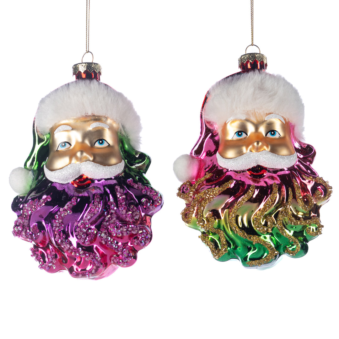 Rainbow Santa Decoration