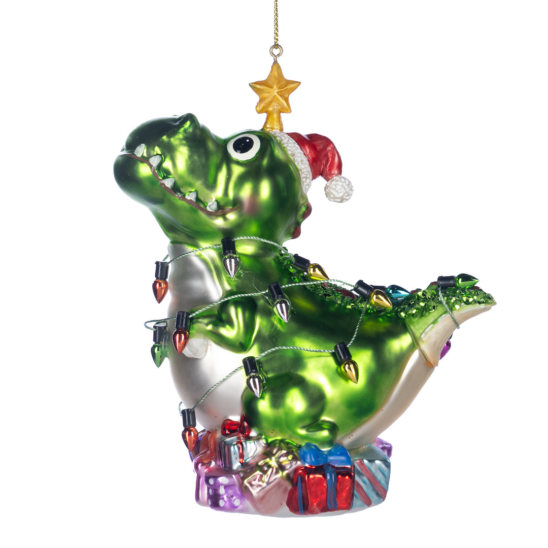 Glass Dinosaura Decoration
