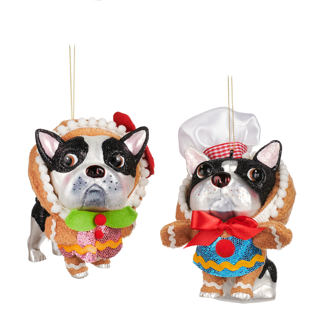Gingerbread Bulldog Decoration