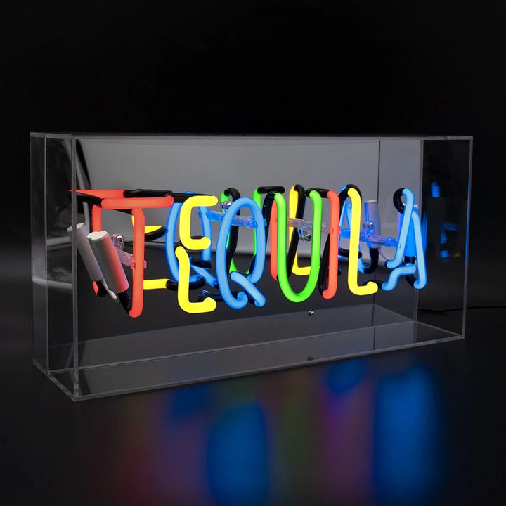 Tequila Neon Glass Sign