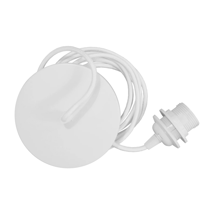 White Rosette Cord Set
