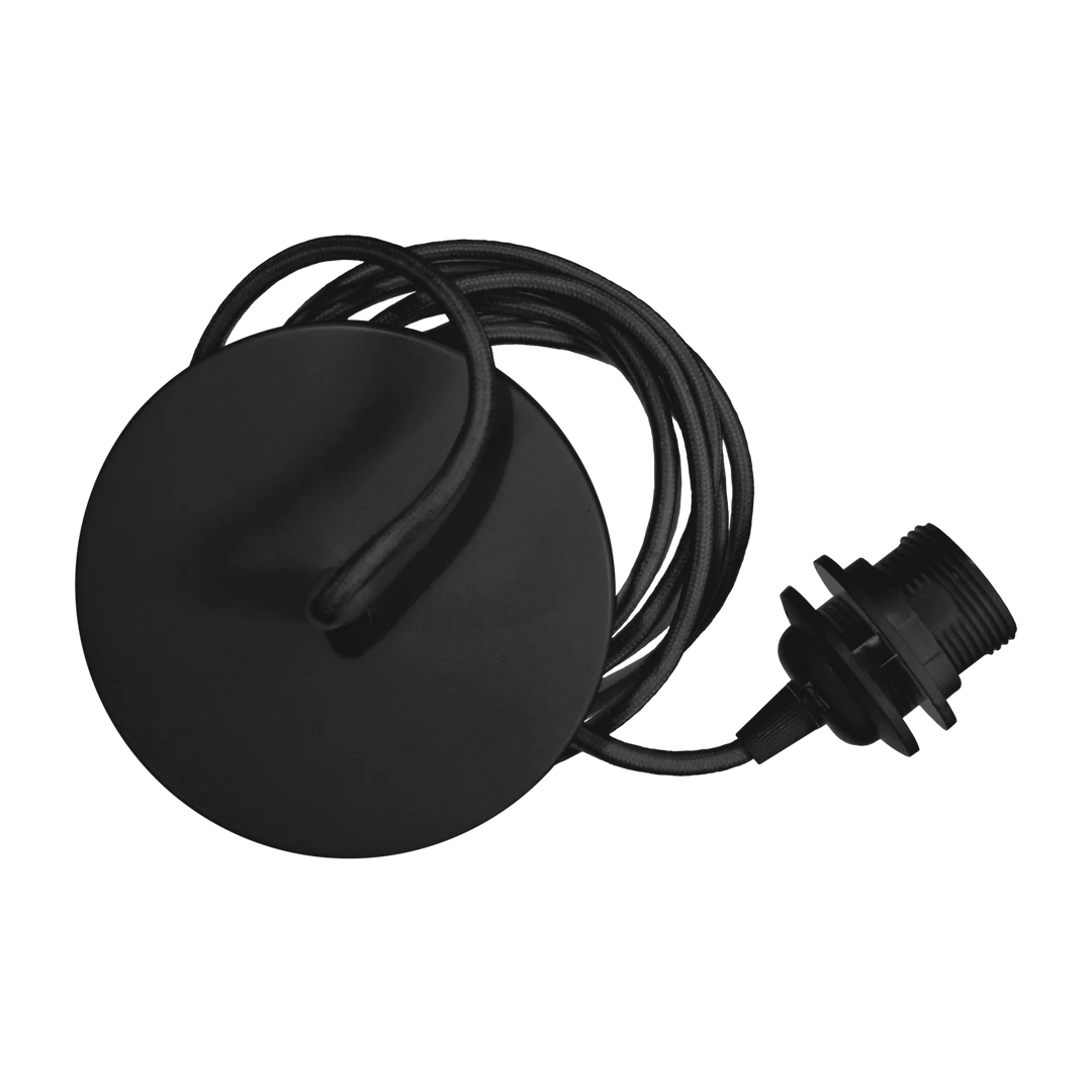 Black Rosette Cord Set