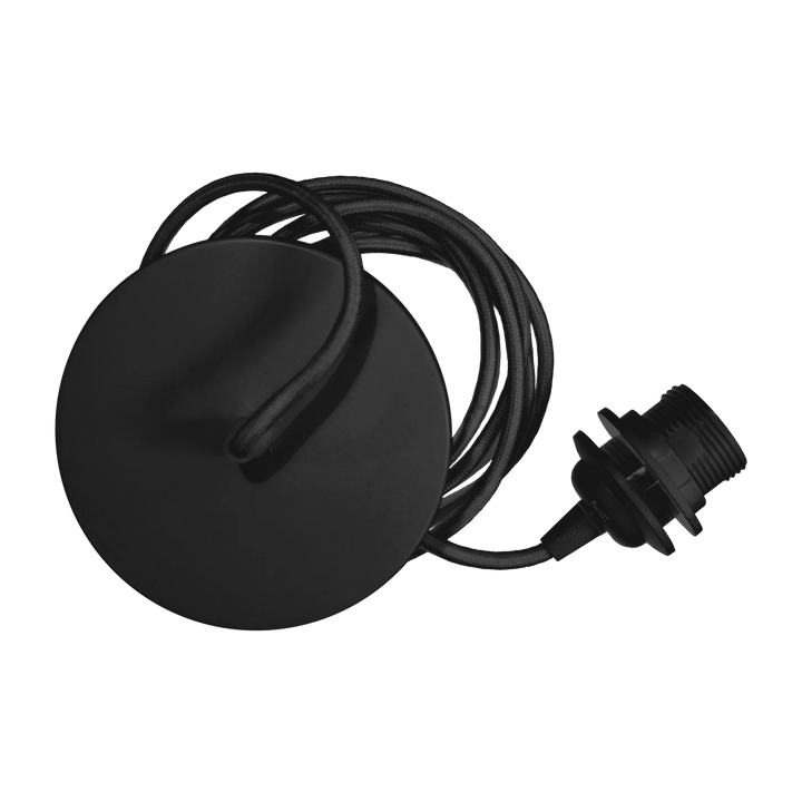 Black Rosette Cord Set