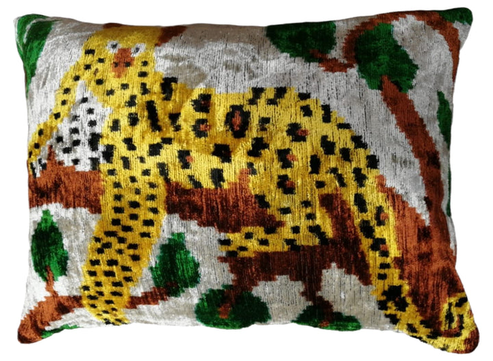 Leopard On Tree Cushion