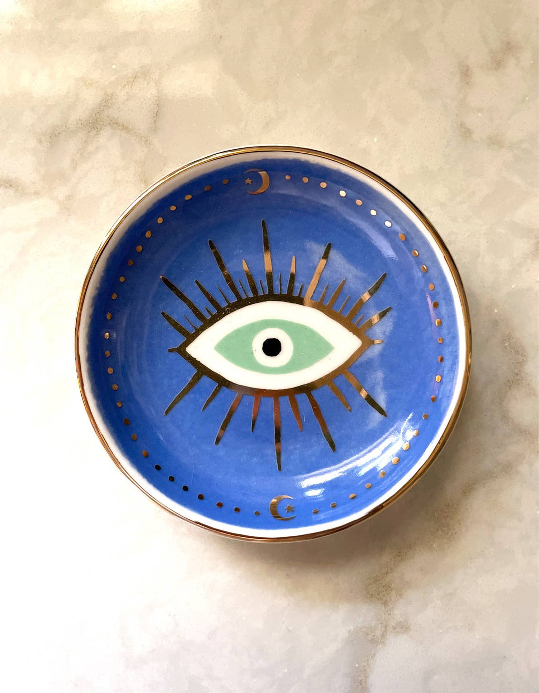 Starry Eyed Ceramic Trinket Dish