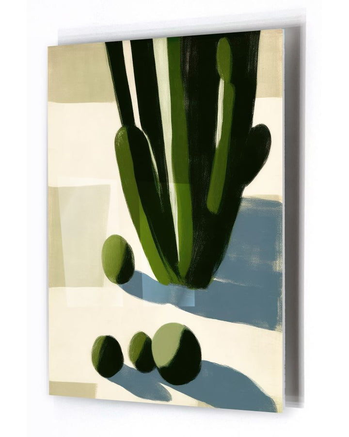 Cactus Modern Serenity Acrylic Art