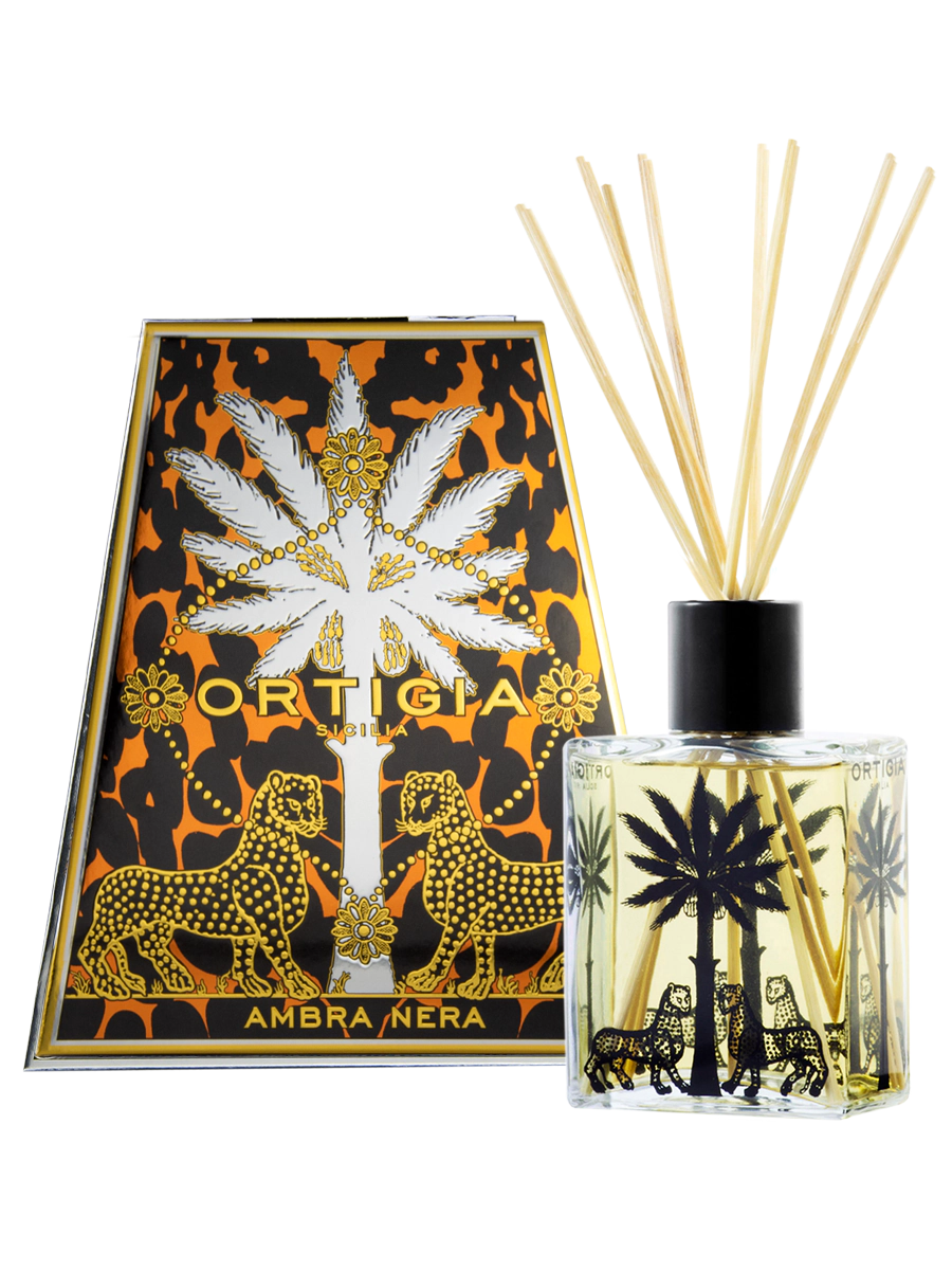 Ortigia Amber Nera Diffuser &amp; Refill