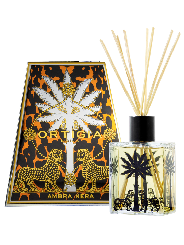 Ortigia Amber Nera Diffuser &amp; Refill