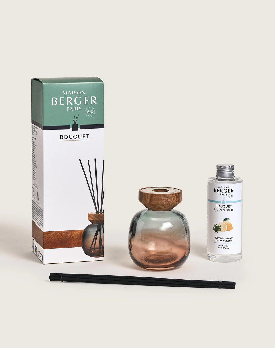 Zest Of Verbena Wood Reed Diffuser
