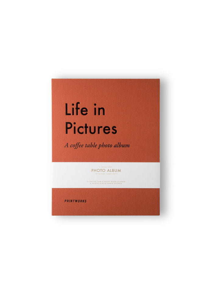 Photo Album Life in pictures Orange