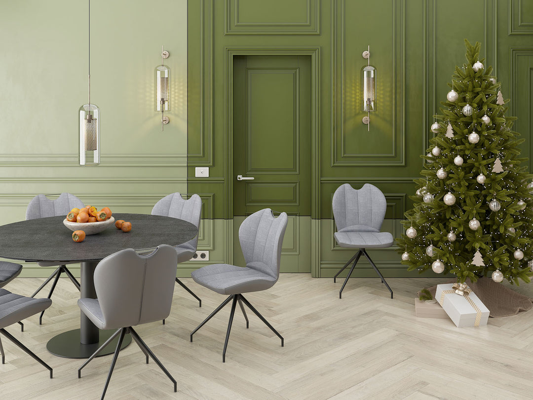 Discontinued Akanté New York Rotating Dining Chairs Set