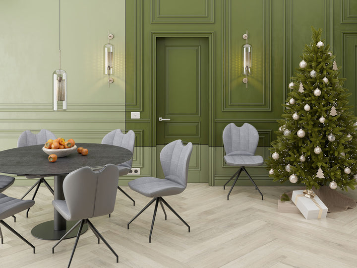 Discontinued Akanté New York Rotating Dining Chairs Set