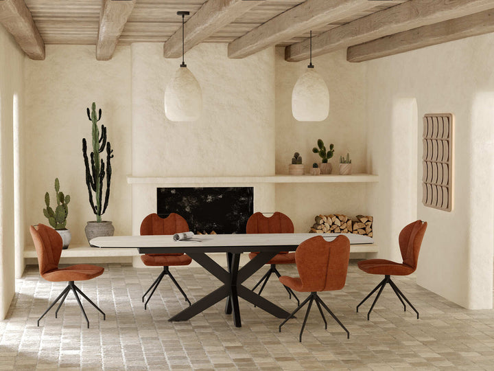 Akanté 'New York' Rotating Dining Chairs Set