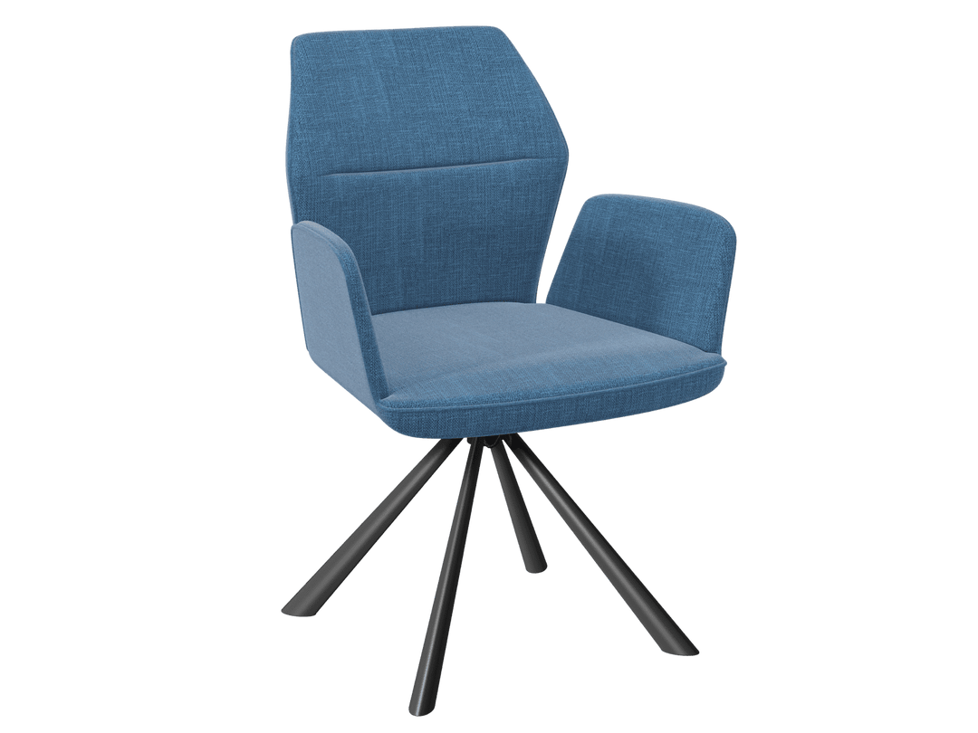 Akanté Helion Rotating Dining Arm Chairs Set