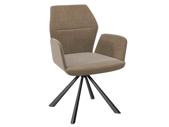 Akanté Helion Rotating Dining Arm Chairs Set