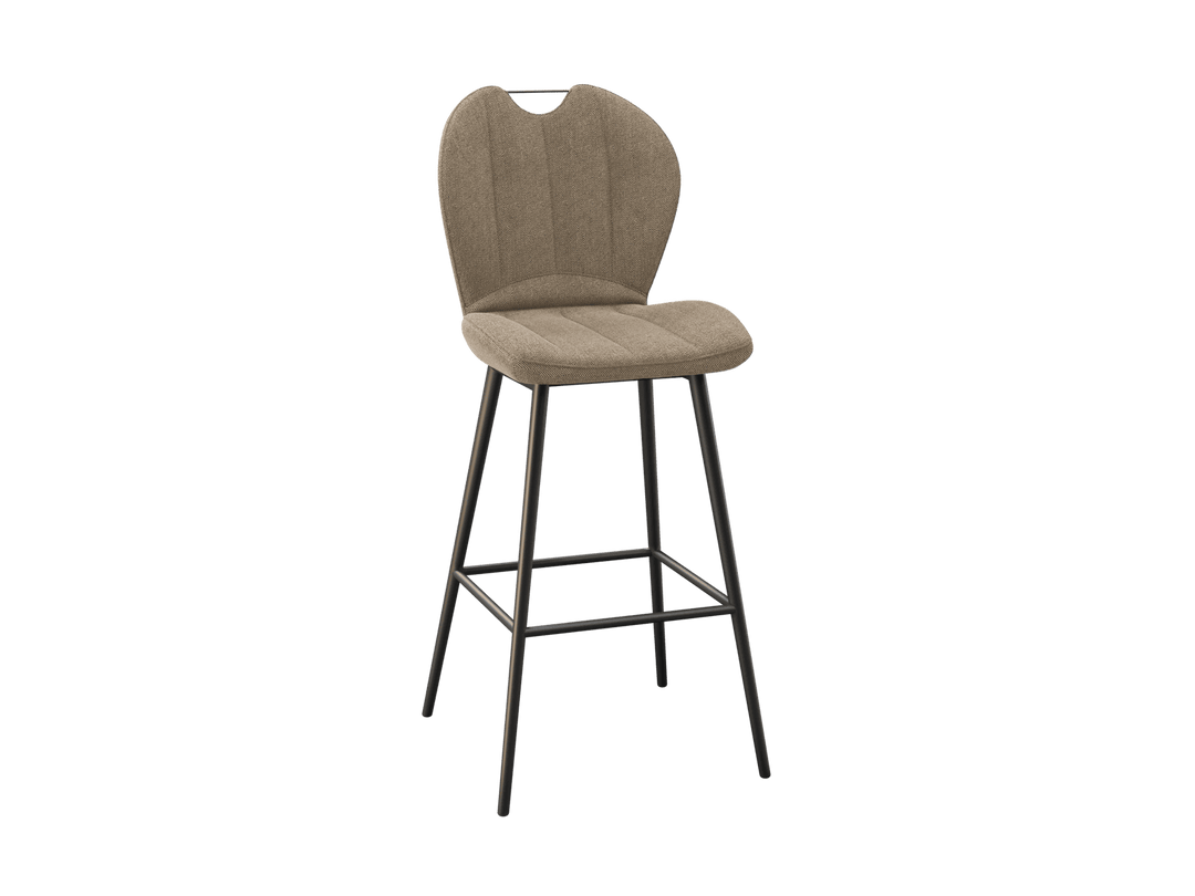 New Jersey Fabric Rotating Seat Counter Stool Set