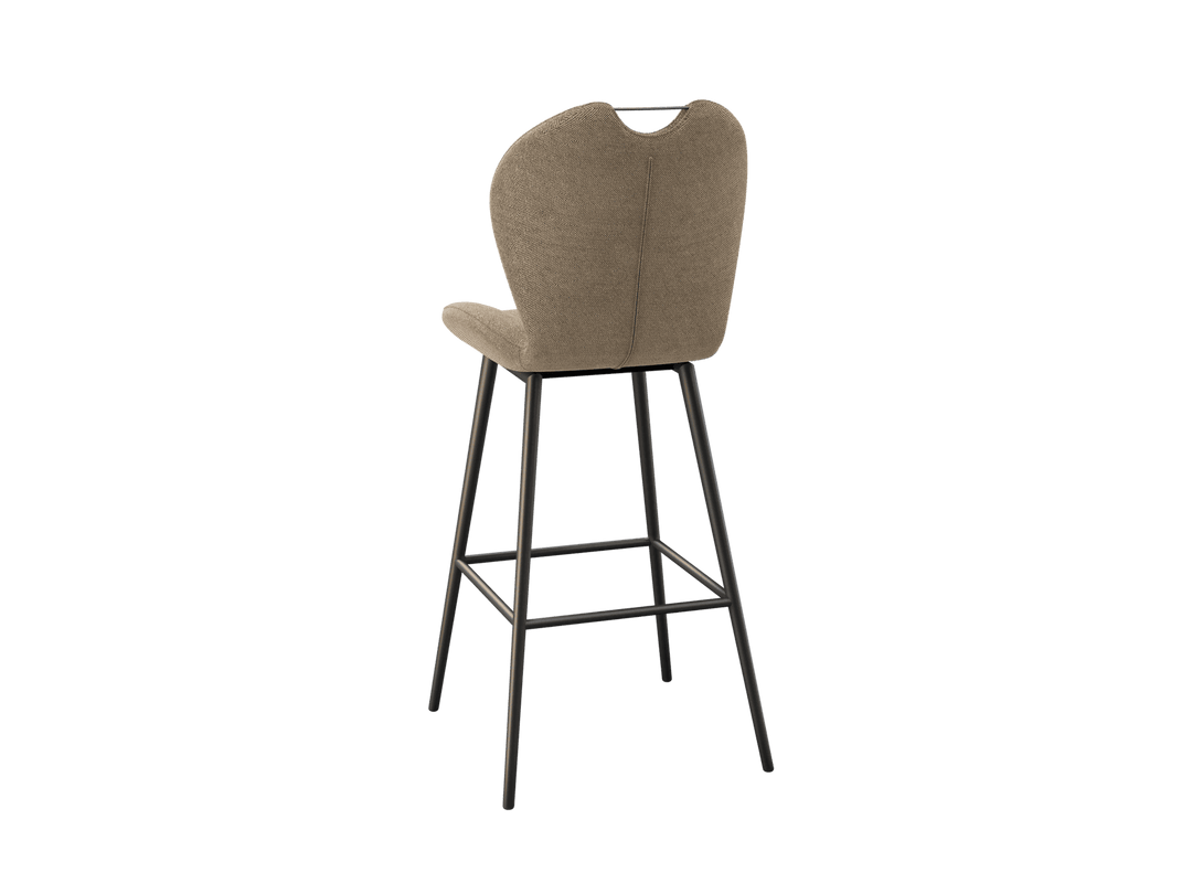 New Jersey Fabric Rotating Seat Counter Stool Set