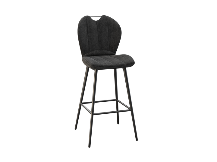 New Jersey Fabric Rotating Seat Counter Stool Set