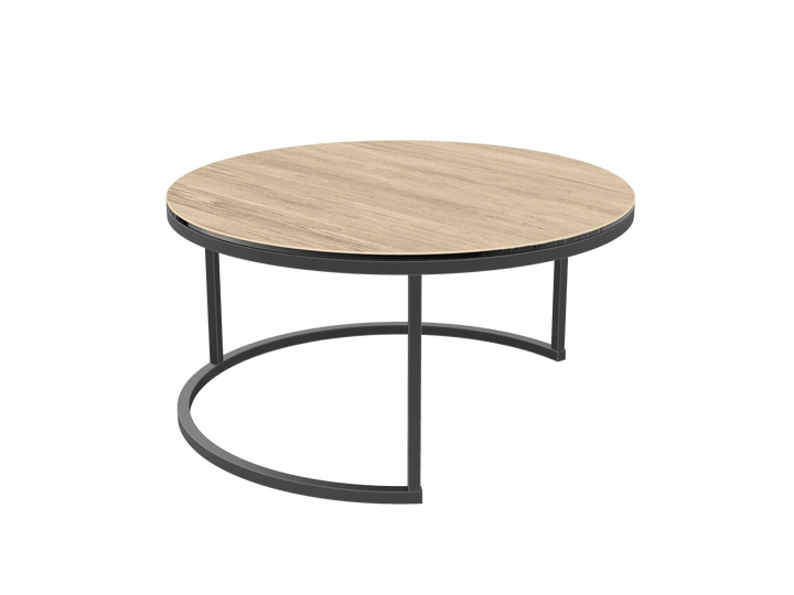 Clear Oak Ceramic Dolce Vita Coffee Tables