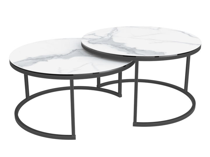 Matt Marble Dolce Vita Coffee Tables