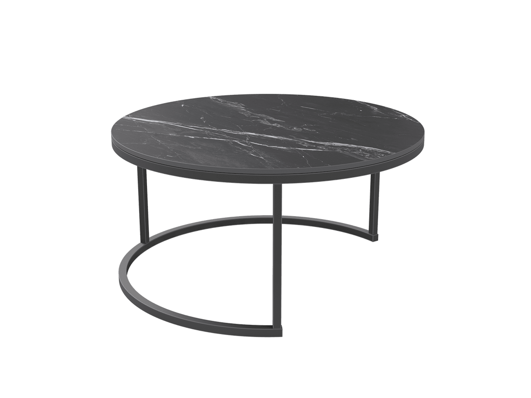 Marquina Marble Dolce Vita Coffee Tables
