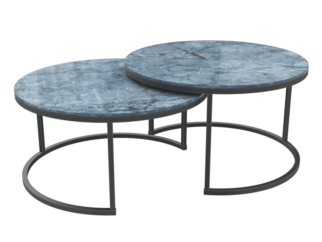 Blue Onyx Marble Dolce Vita Coffee Tables