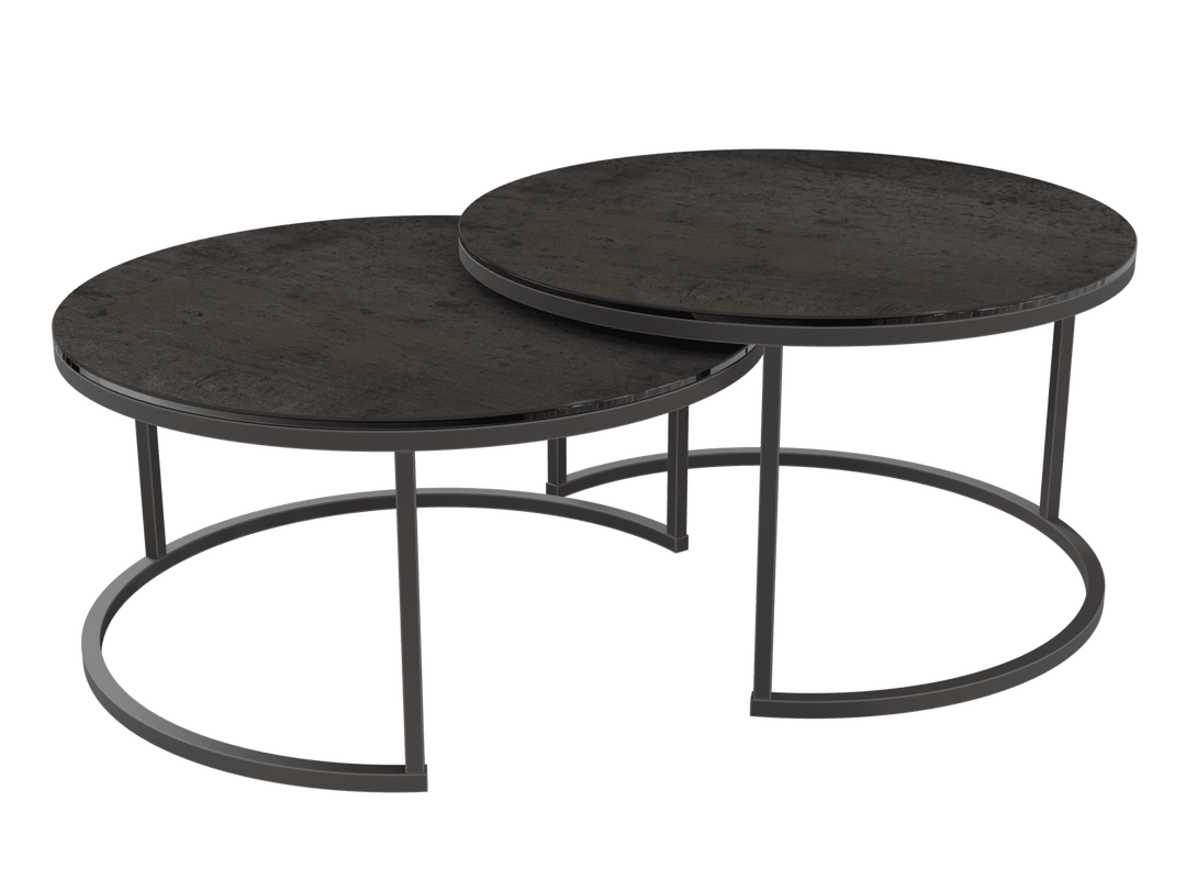 Dark Steel Dolce Vita Coffee Tables