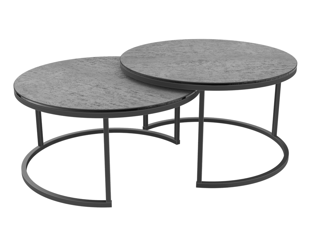 Silver Ceramics Dolce Vita Coffee Tables