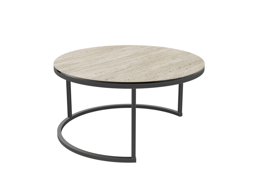 Travertine Ceramic Dolce Vita Coffee Tables