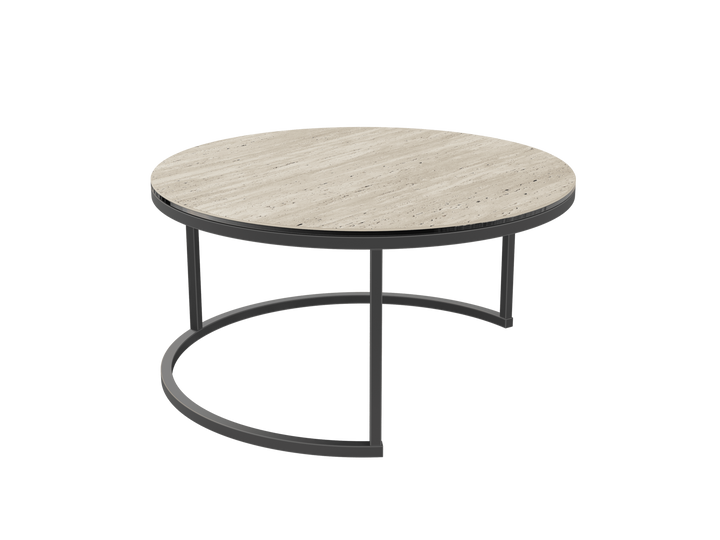 Travertine Ceramic Dolce Vita Coffee Tables
