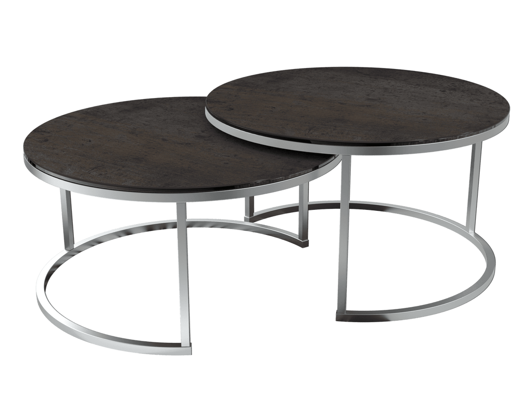 Dark Steel Dolce Vita Coffee Tables