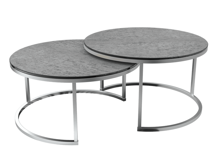 Silver Ceramics Dolce Vita Coffee Tables