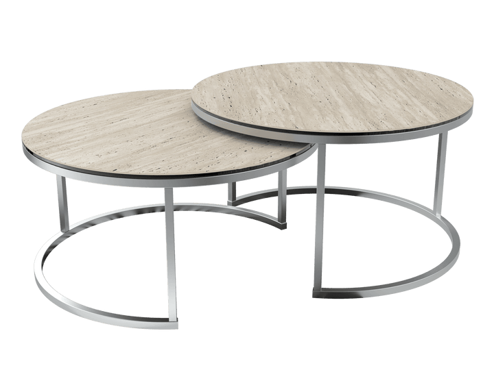 Travertine Ceramic Dolce Vita Coffee Tables