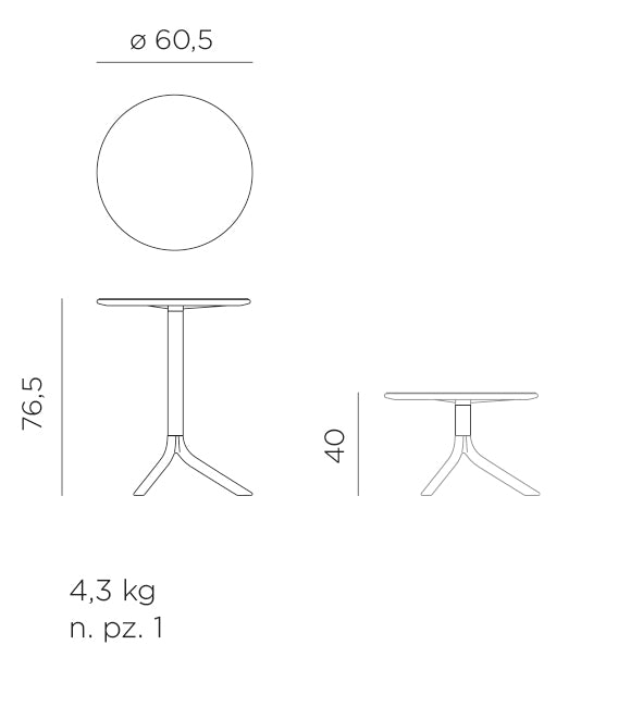 Nardi Spritz Outdoor Side Table