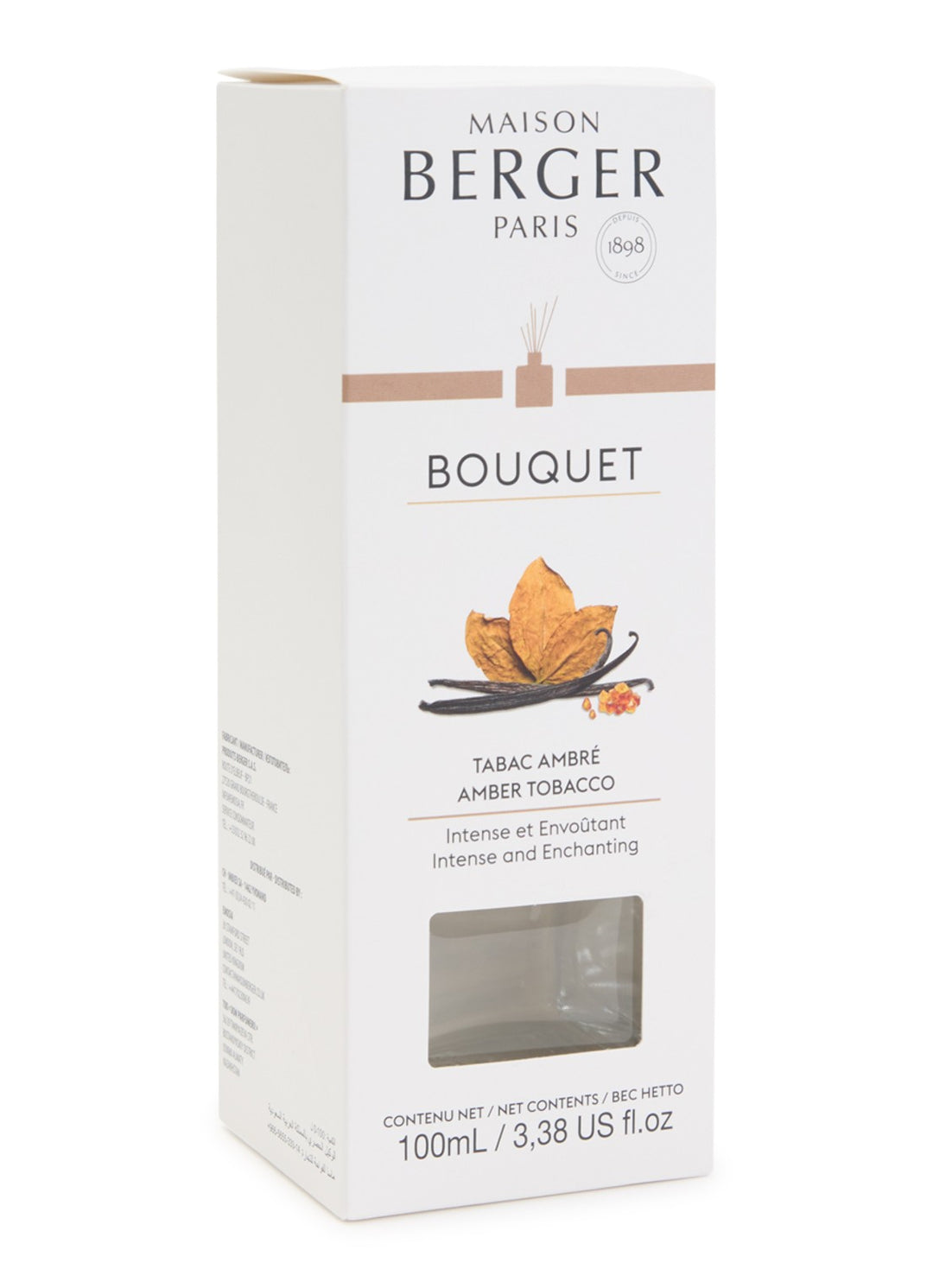 Amber Tobacco Reed Diffuser &amp; Refill
