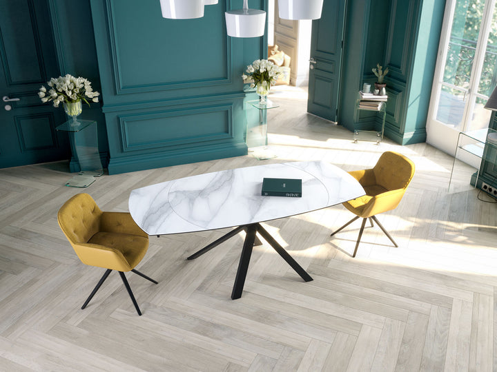 Kheops Extending Ceramic Dining Table