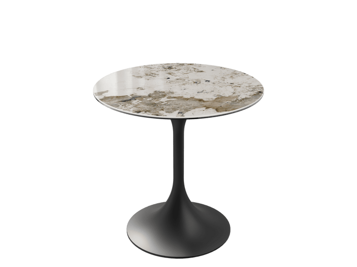 'Calcatta Marble' Ceramic Diabolo High Tables