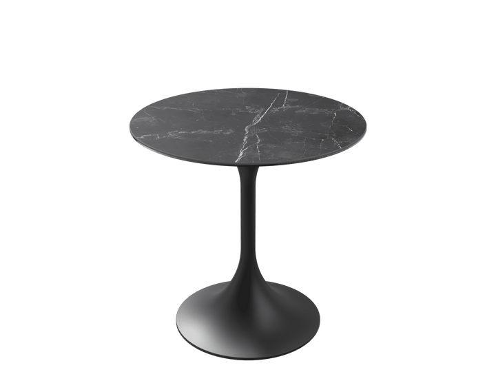 'Marquina Marble' Ceramic Diabolo High Tables