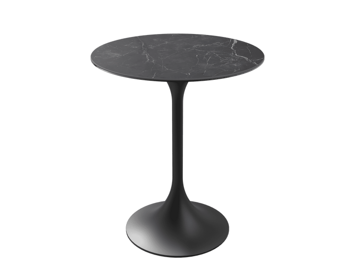 'Marquina Marble' Ceramic Diabolo High Tables