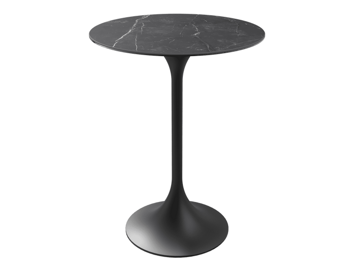 'Marquina Marble' Ceramic Diabolo High Tables