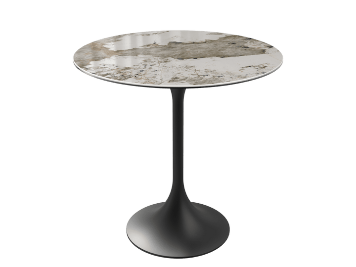 'Calcatta Marble' Ceramic Diabolo High Tables