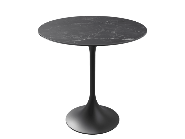 'Marquina Marble' Ceramic Diabolo High Tables
