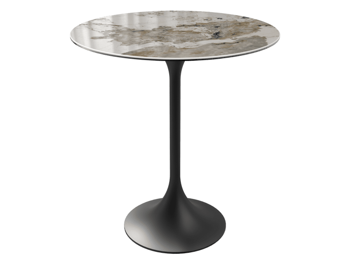 'Calcatta Marble' Ceramic Diabolo High Tables