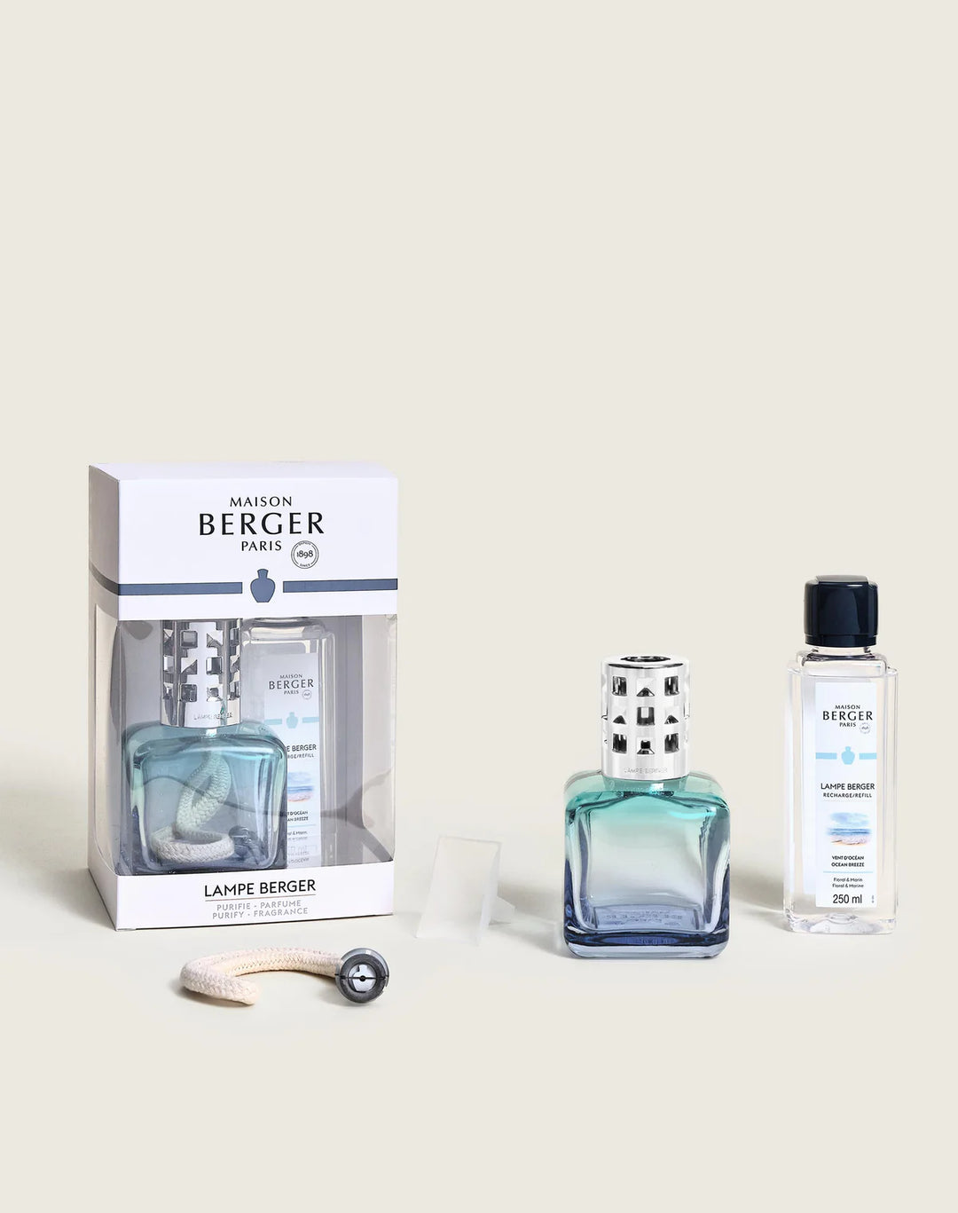 Turquoise/Blue Glacon Lampe Berger Gift Pack