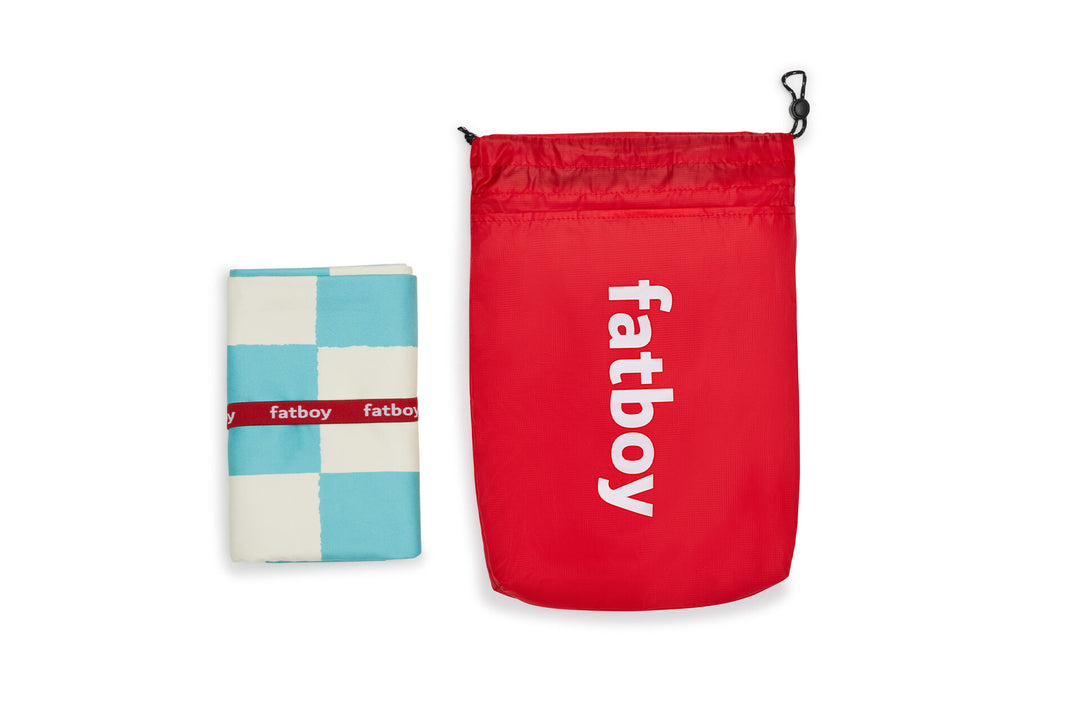Fatboy Towel-Beach Baggy XL Chess Azur
