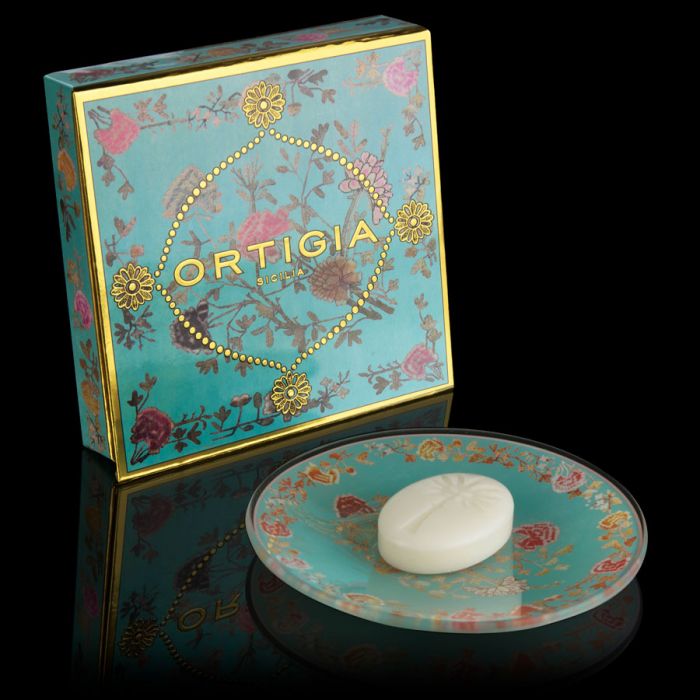 Ortigia Florio Glass Plate & Soap